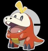 This red Fire Croc Pokémon is sure to warm the hearts of players. (Image via The Pokémon Company)